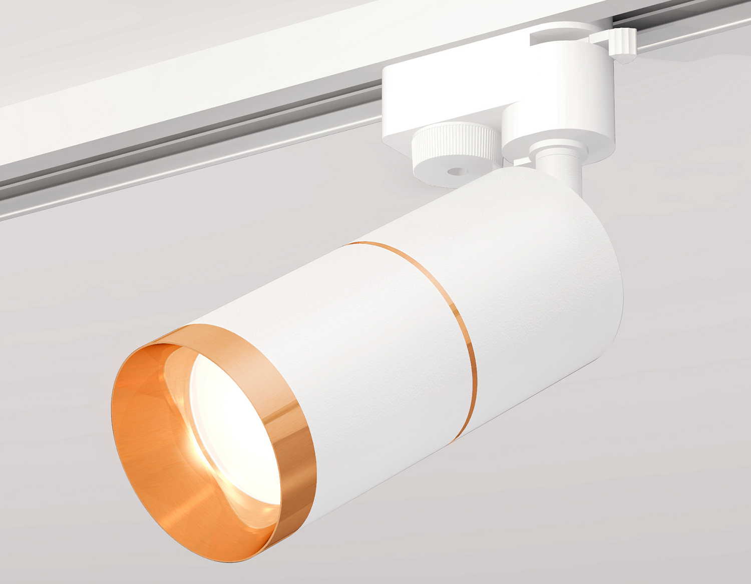 Комплект трекового однофазного светильника XT6301021 SWH/PYG белый песок/золото желтое полированное MR16 GU5.3 (A2520,C6301,A2062,C6301,N6134)