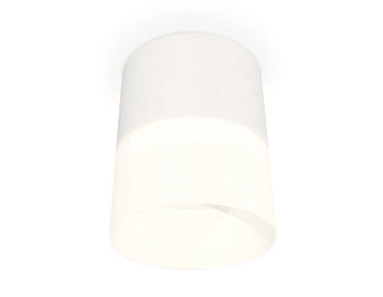 Комплект накладного светильника с акрилом XS8110002 SWH/FR белый песок/белый матовый GX53 (C8110, N8402)