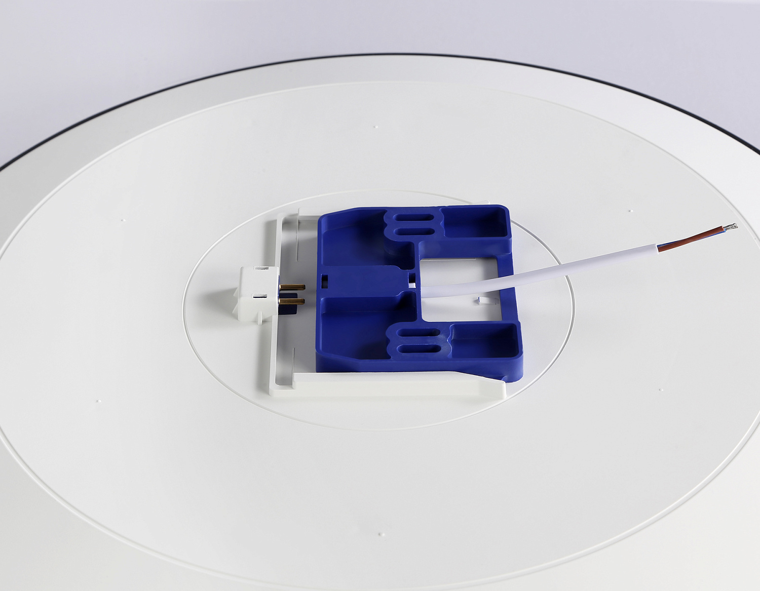 Потолочный светодиодный светильник FZ1226 BK черный IP44 24W 4200K D372*55 (Без ПДУ)