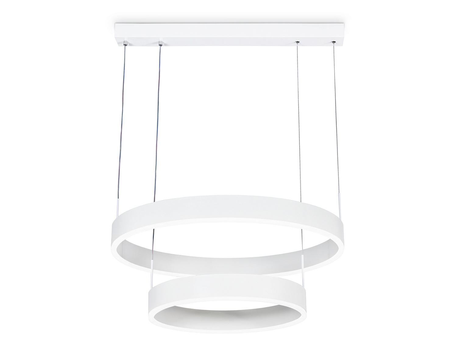 Подвесной светодиодный светильник с пультом управления FA6611/2 WH белый 85W D400/600*730 (ПДУ РАДИО 2.4G)