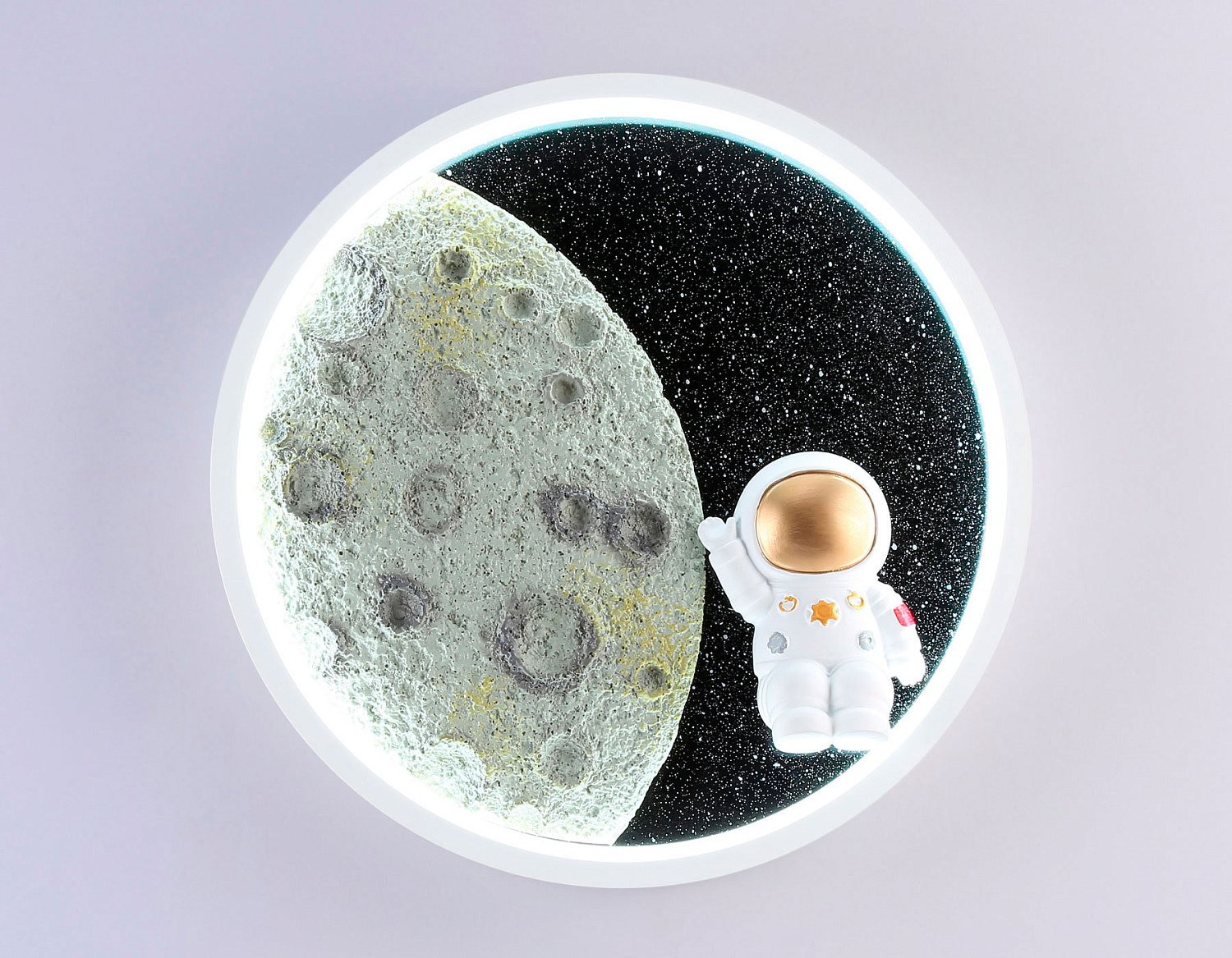 Настенный светодиодный светильник FW11101 SWH белый песок LED 3000K/4200K/6400K 12W D300*35