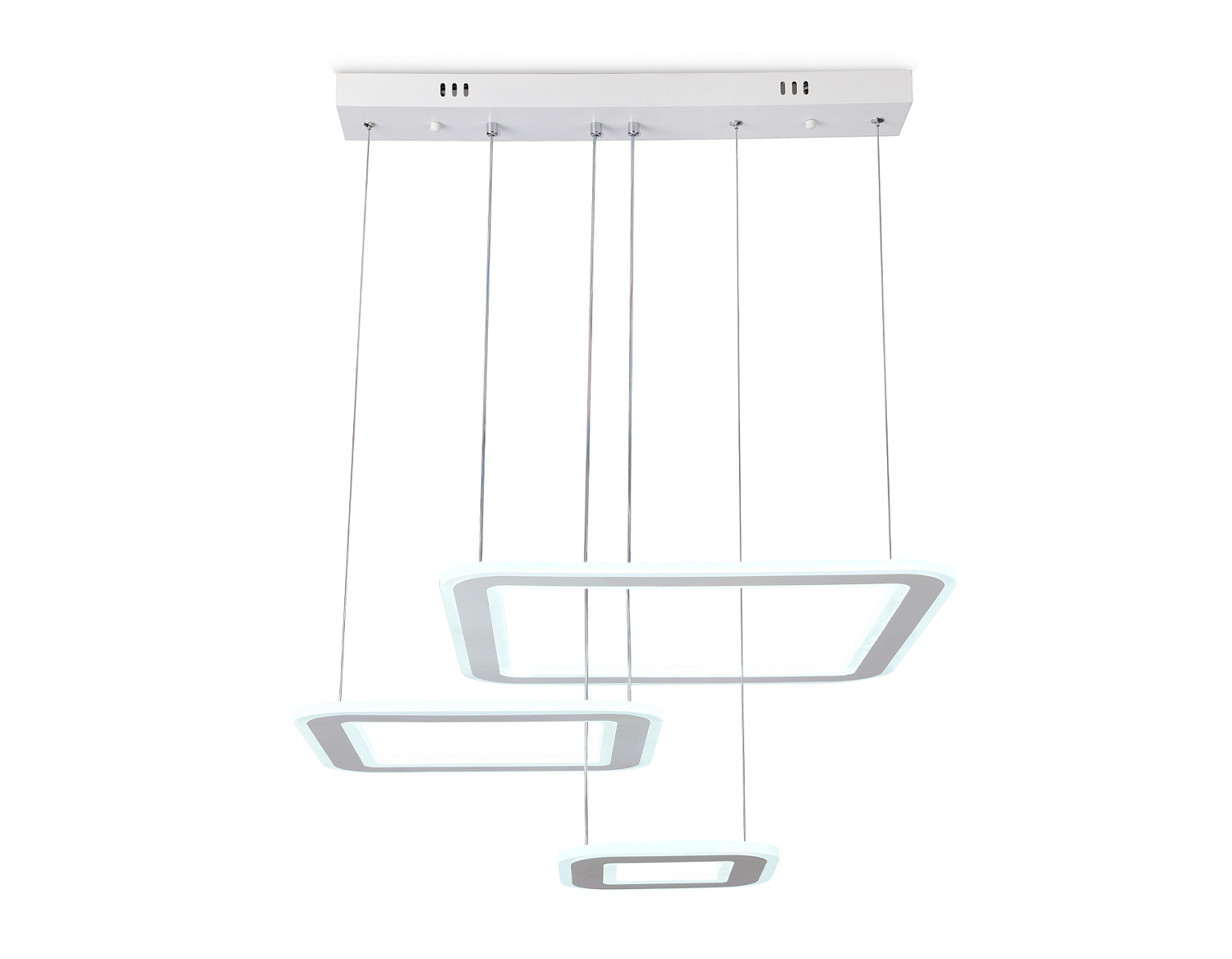 Подвесной светодиодный светильник с пультом FA4329/3 WH белый 3000K/4200K/6400K 154W 650*460*590 (ПДУ РАДИО 2.4G)