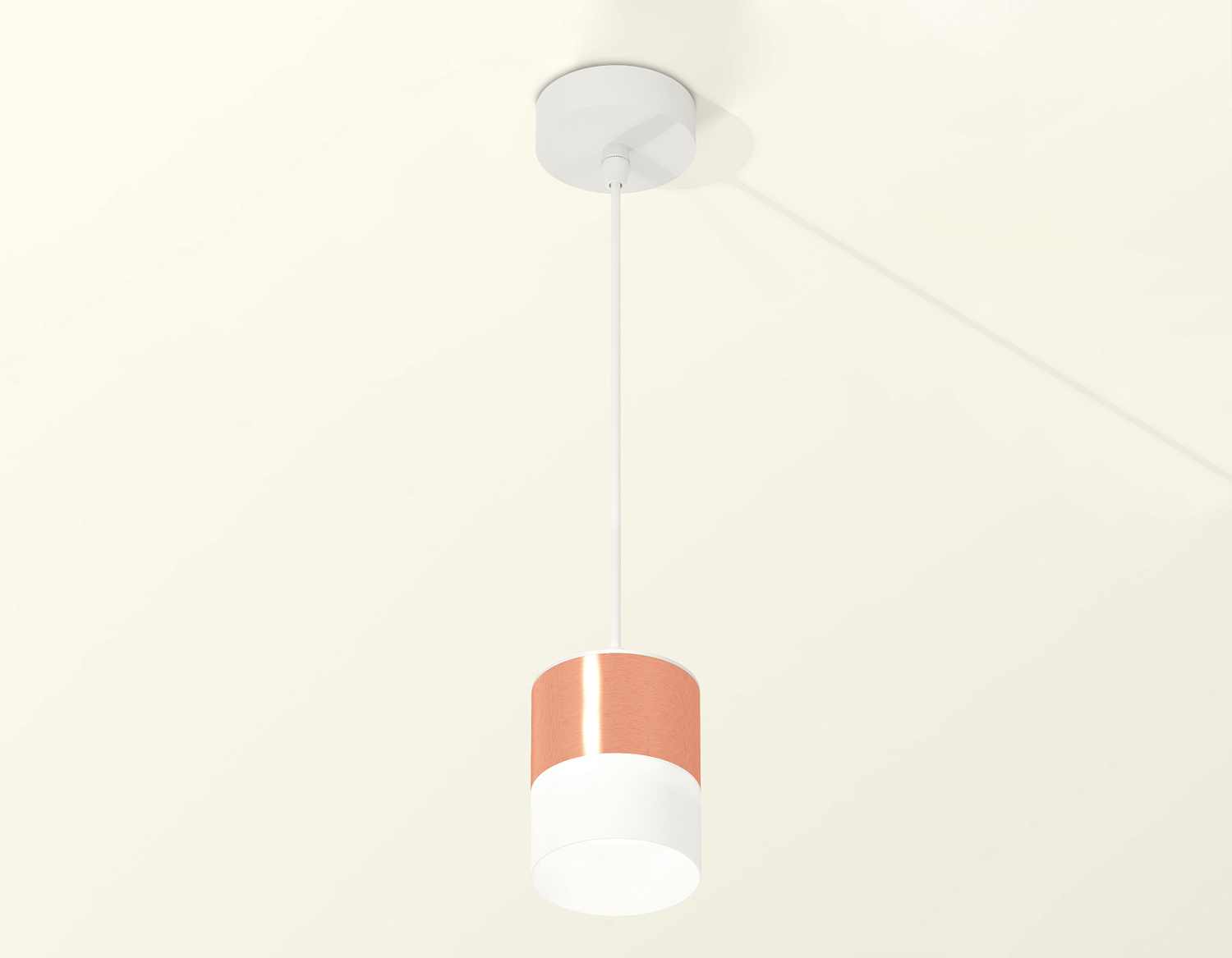 Комплект подвесного светильника GX53 с акрилом XP8122026 PPG/FR/SWH золото розовое полированное/белый матовый/белый песок GX53 (A2331, C8122,N8402)