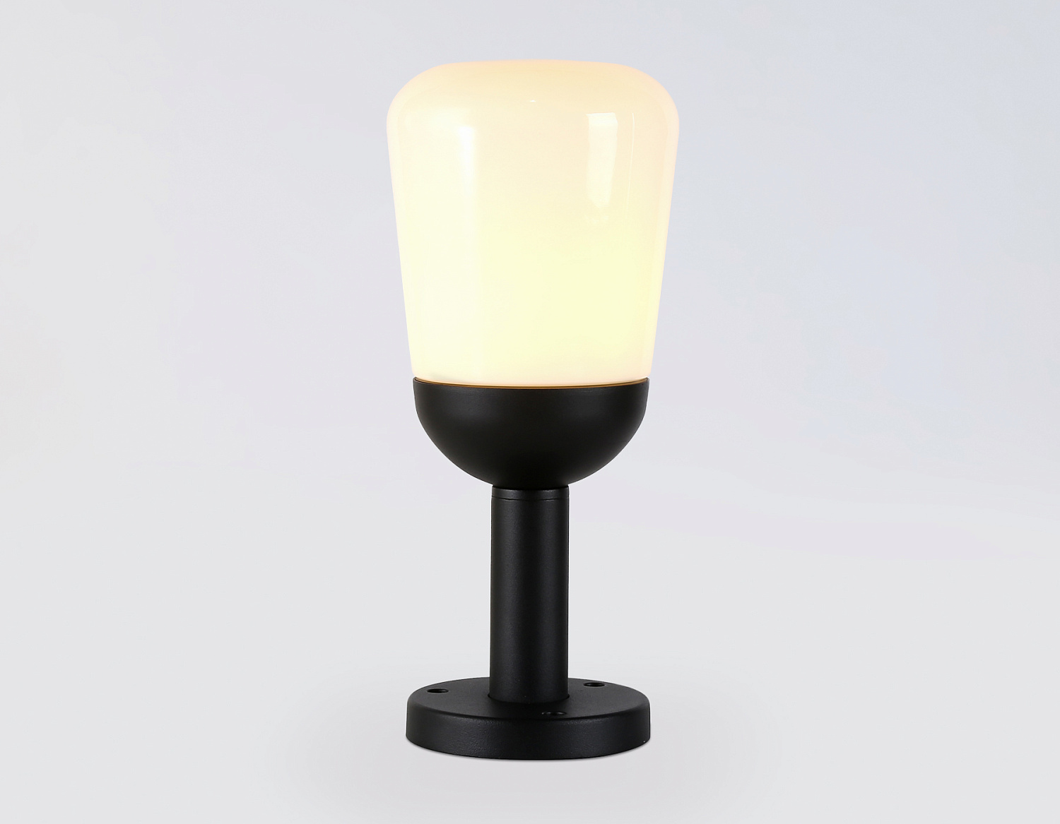 Уличный ландшафтный светильник ST2087 BK/FR черный/белый матовый IP54 E27 max 40W D150*350