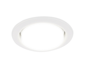 Встраиваемый точечный светильник GX53 G101 W белый GX53