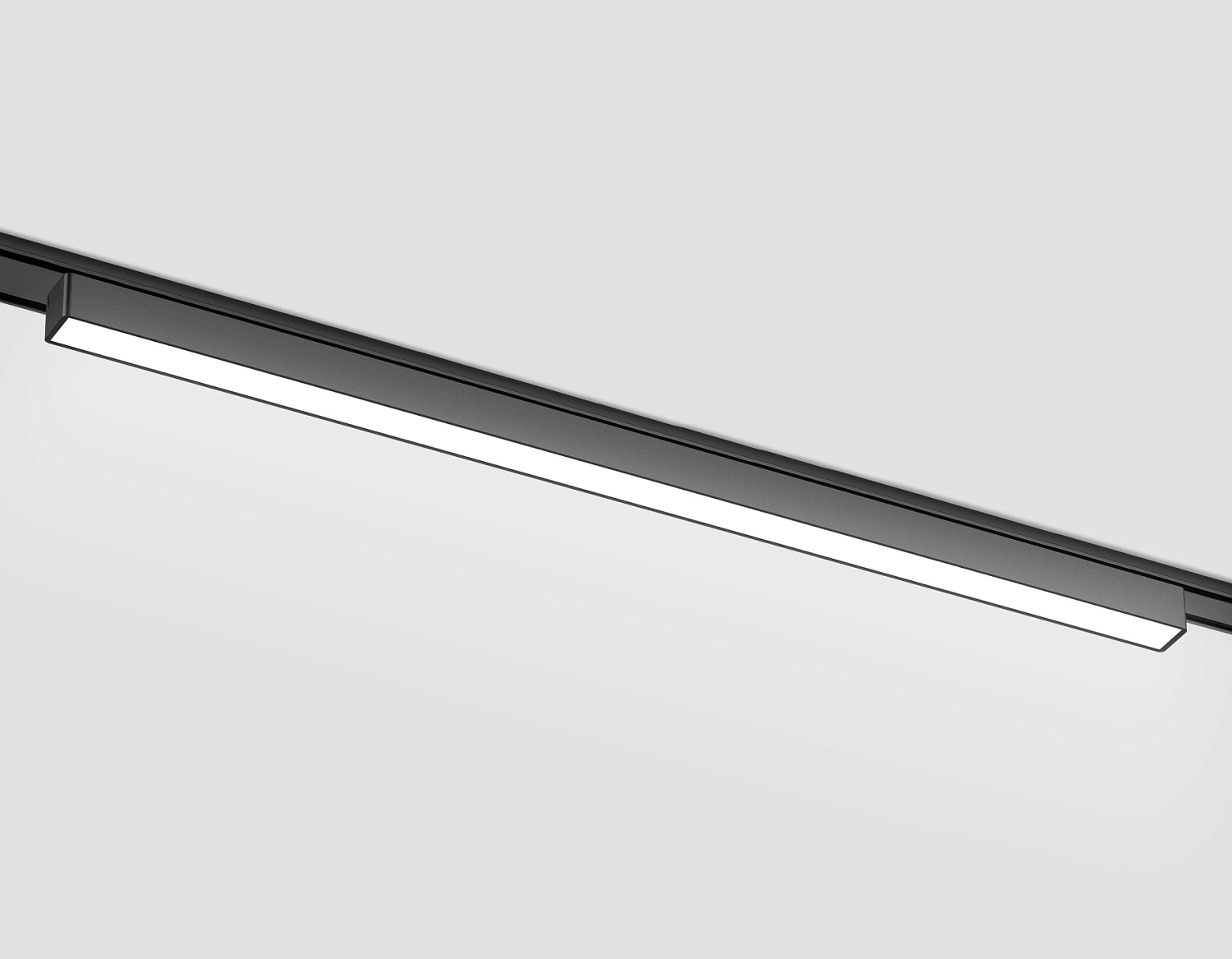 Светильник светодиодный трековый для шинопровода Magnetic Ultra Slim GV1455 BK черный IP20 20W 4200K 48V 615*26*24