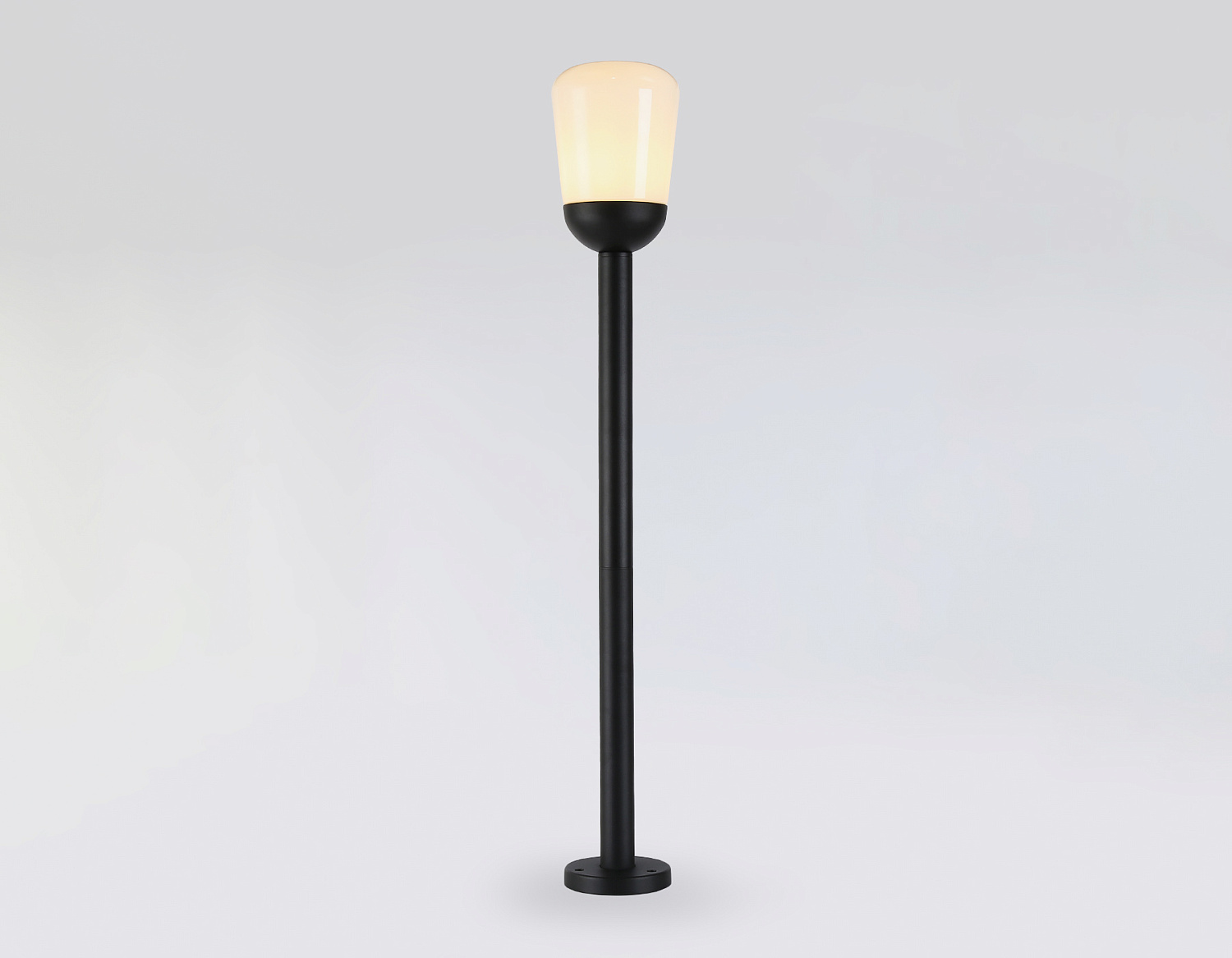 Уличный ландшафтный светильник ST2095 BK/FR черный/белый матовый IP54 E27 max 40W D150*950