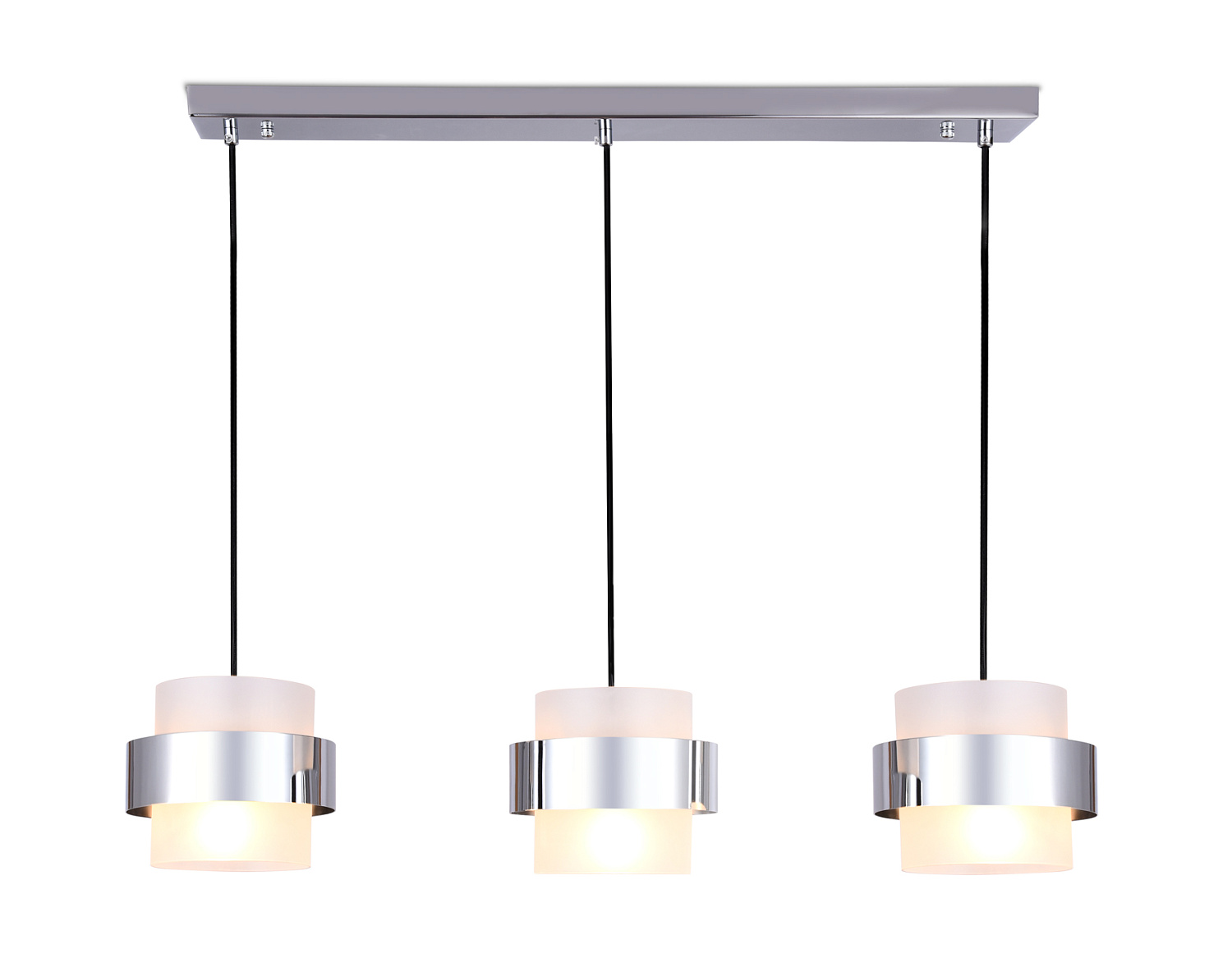 Подвесной светильник со сменной лампой TR3651/3 CH/FR хром/матовый E27/3 max 40W 820*180*700