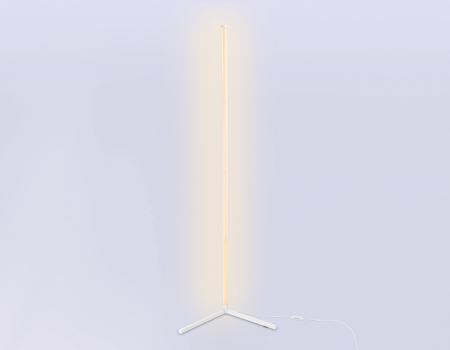 Светильник светодиодный напольный RGB с пультом FL8025 WH белый LED 20W RGB D32*1650 (ПДУ РАДИО 2.4G)