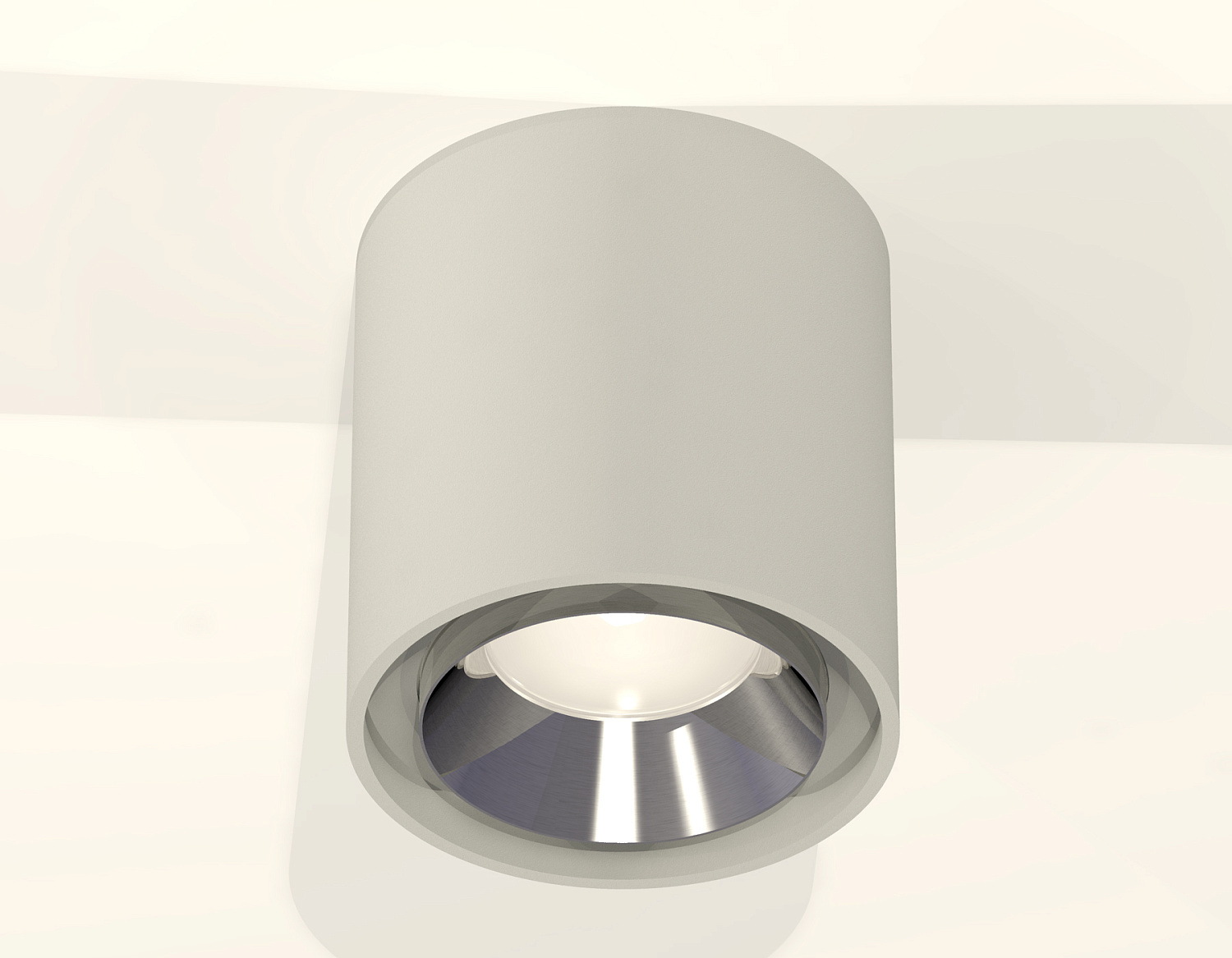 Комплект накладного светильника XS7724003 SGR/PSL серый песок/серебро полированное MR16 GU5.3 (C7724, N7032)