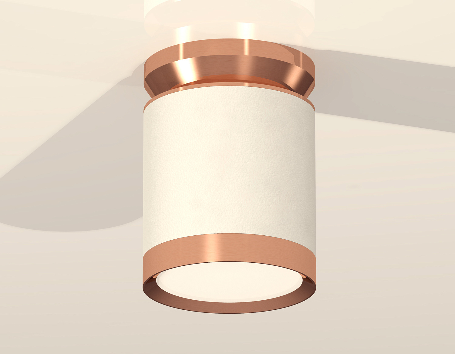 Комплект накладного светильника XS8141035 SWH/PPG белый песок песок/золото розовое полированное GX53 (N8912, C8141, N8126)