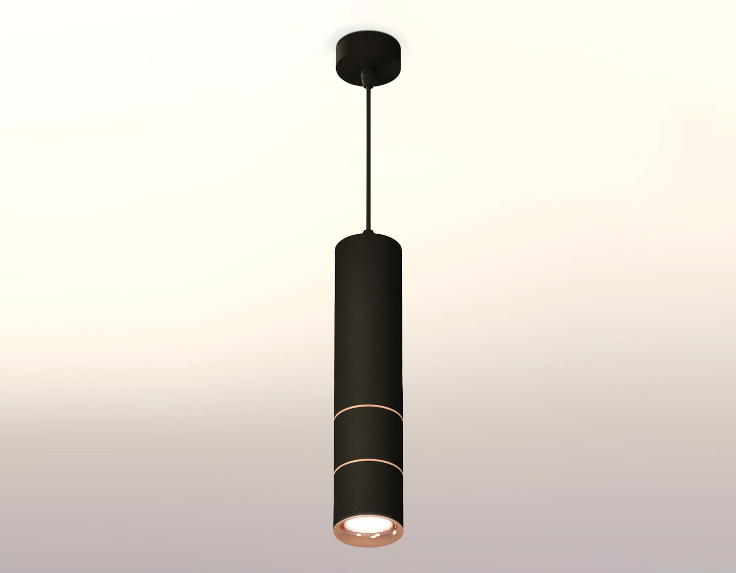 Комплект подвесного светильника XP7402085 SBK/PPG черный песок/золото розовое полированное MR16 GU5.3