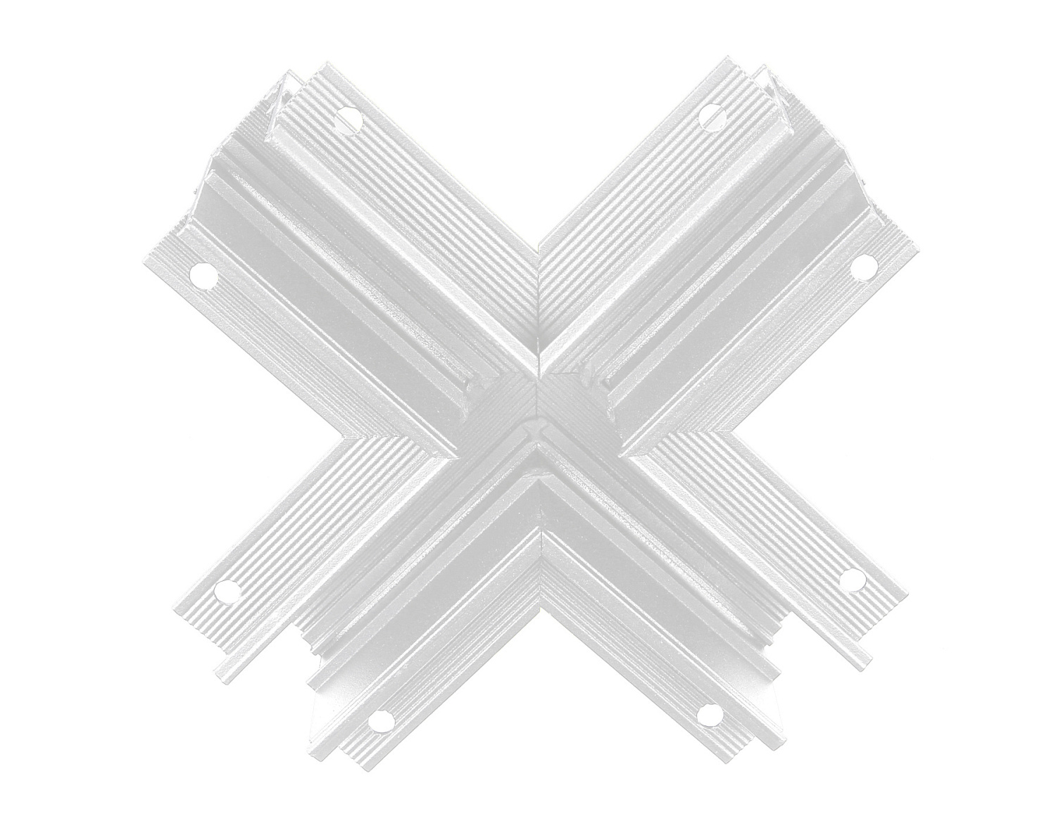 Коннектор х-образный для встраиваемого шинопровода Magnetic GL3357 WH белый коннектор х-образный встраиваемый 170*170*46,8