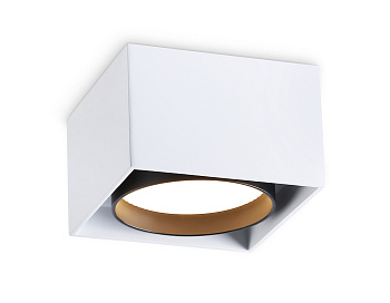 Накладной точечный светильник GX53 TN70865 WH/BK белый/черный GX53 max 12W 95*95*62