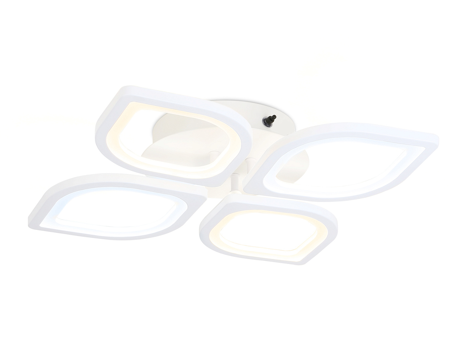 Потолочный светодиодный светильник с пультом FA4488/4 WH белый 4200K/3000K+6400K/6400K+3000K 62W 500*500*150 (ПДУ ИК)