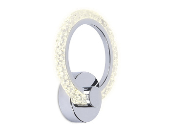 Настенный светодиодный светильник FA415 CH хром 6400K/3000K/4200K 12W 230*190*60