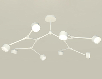 Комплект подвесного поворотного светильника XB9059150/8 SWH белый песок GX53 (C9059, N8112)