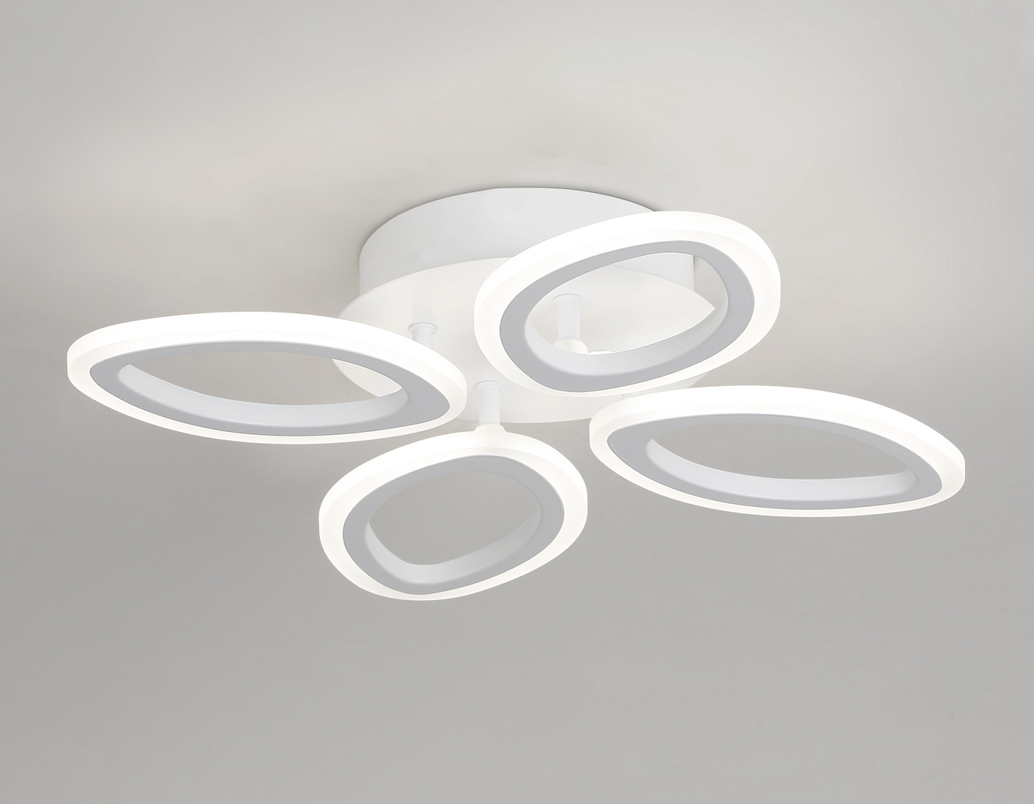 Потолочный светодиодный светильник с пультом FA4485/4 WH белый 4200K/3000K+6400K/6400K+3000K 34W 430*430*80 (ПДУ ИК)