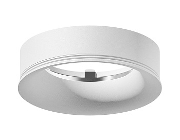 Насадка передняя для корпуса светильника с диаметром отверстия D70mm N7010 SWH белый песок D70*H20mm Out2mm MR16