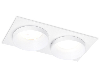 Встраиваемый точечный светильник MR16 TN170/2 WH белый GU5.3 175*92*40