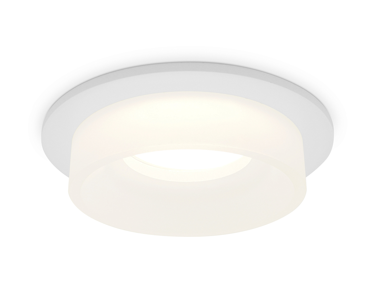 Встраиваемый точечный светильник с акрилом TN1311 SWH/FR белый песок/белый матовый GU5.3 D98*45