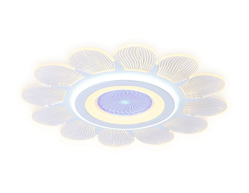 Потолочный светодиодный светильник с пультом AK4301 WH белый 105W D520*80 (ПДУ РАДИО 2.4)