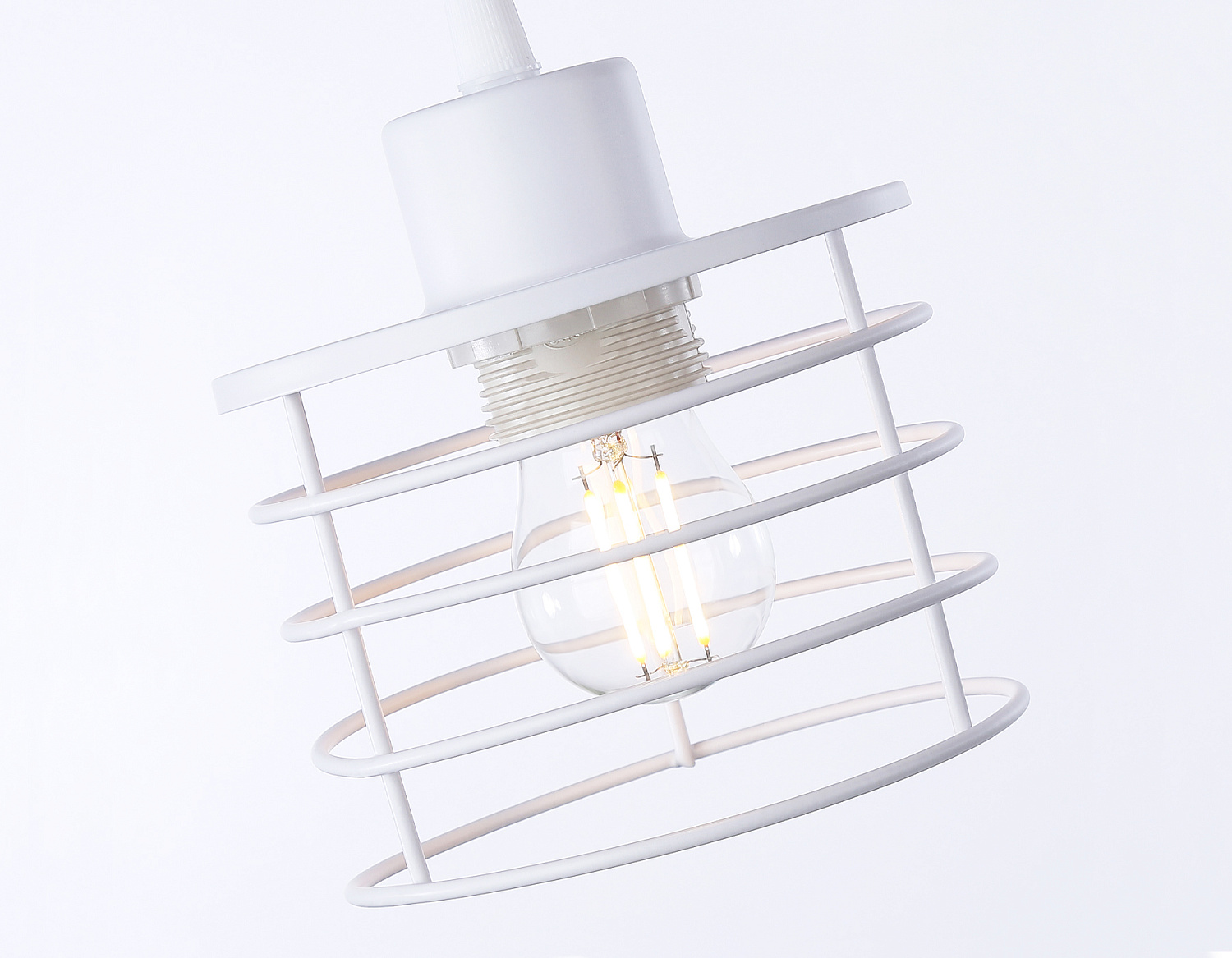 Подвесной светильник в стиле лофт TR8078/3 WH белый E27*3 max 40W D372*1170