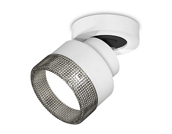 Комплект накладного поворотного светильника с композитным хрусталем XM8101041 SWH/BK белый песок/тонированный GX53 (A2228, A2105, C8101, N8484)