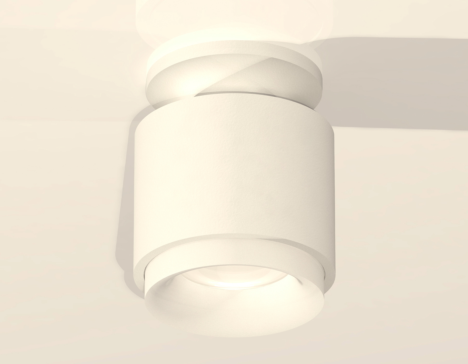 Комплект накладного светильника с акрилом XS7510044 SWH/FR белый песок/белый матовый MR16 GU5.3 (N7925, C7510, N7165)