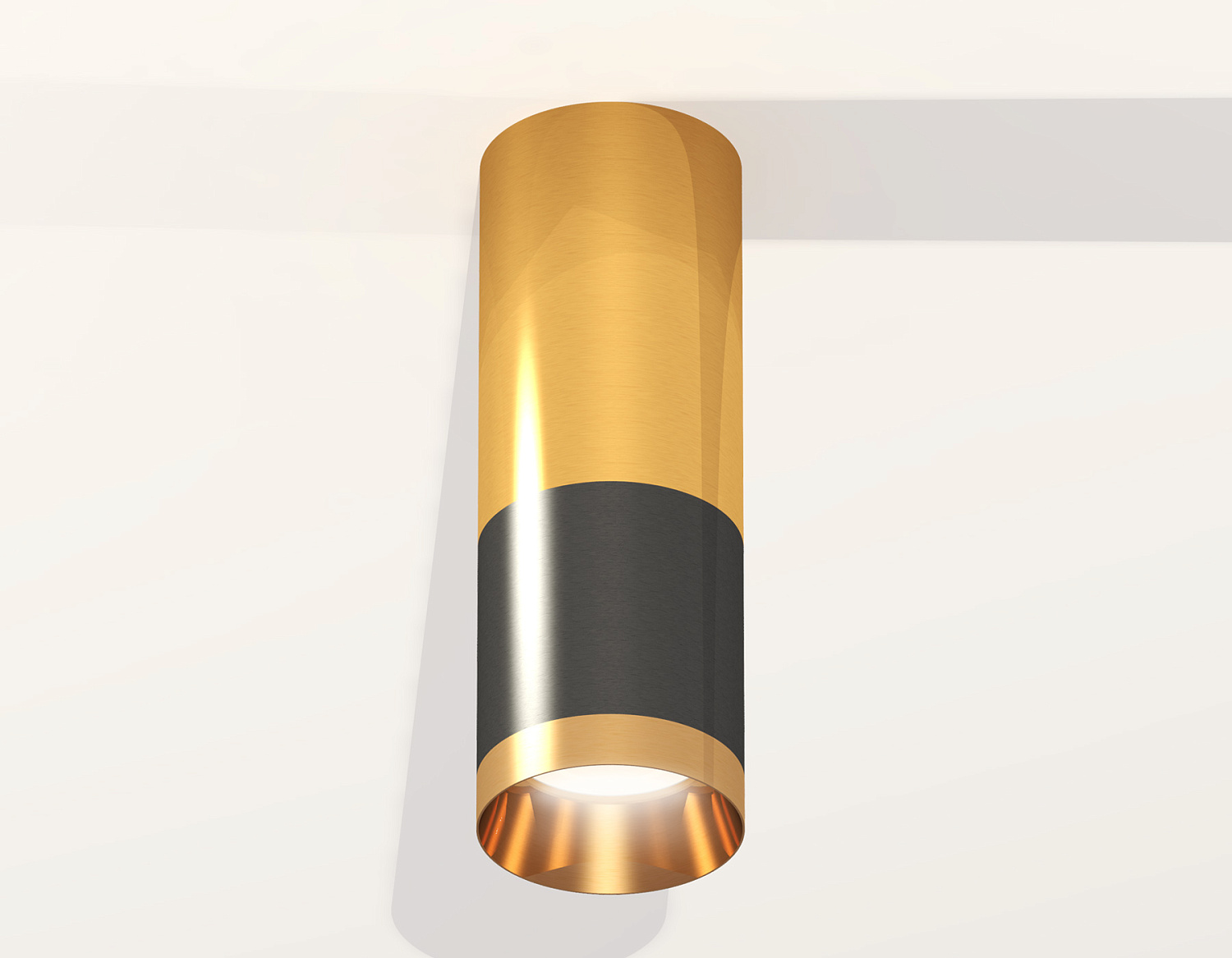 Комплект накладного светильника XS6303050 DCH/PYG черный хром/золото желтое полированное MR16 GU5.3 (C6303, C6327, A2010, N6134)