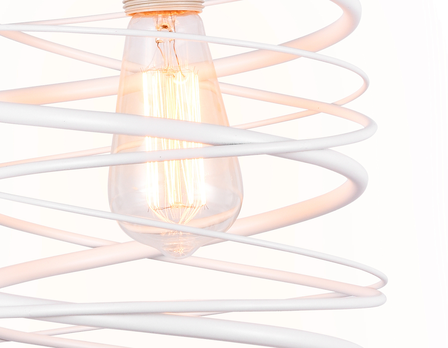 Подвесной светильник в стиле лофт TR8400 WH белый E27 max 60W D210*1060