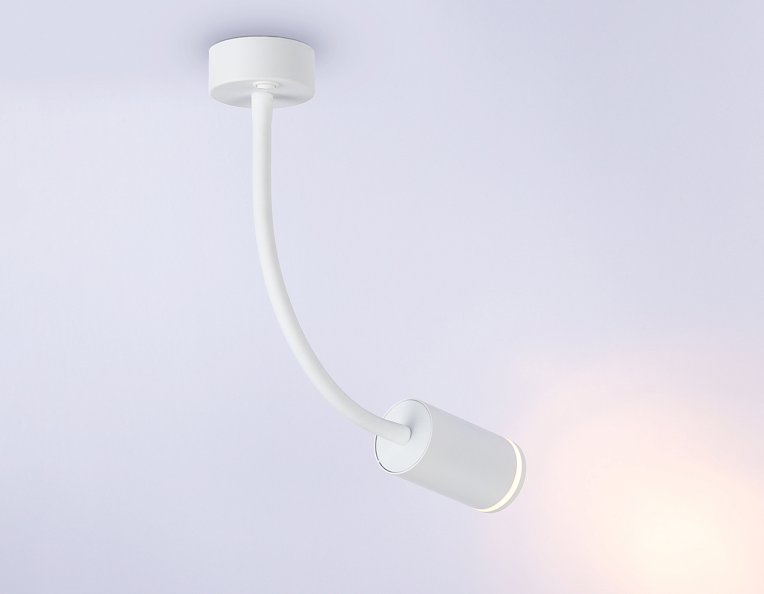 Светильник настенно-потолочный гнущийся с выключателем FW2469 WH белый GU10 max 12W D55*L100*H300