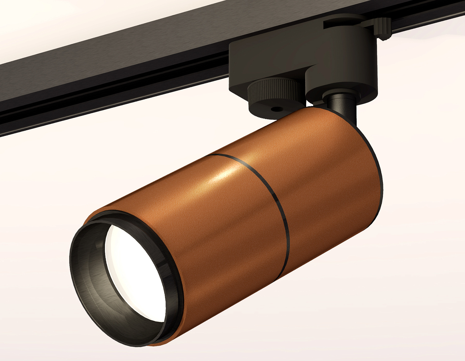 Комплект трекового однофазного светильника XT6304001 SCF/PBK кофе песок/черный полированный MR16 GU5.3 (A2521, C6304, A2061, C6304, N6121)