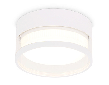 Накладной светильник с акрилом GX53 TN5505 SWH/CL белый песок/прозрачный GX53 D85*43