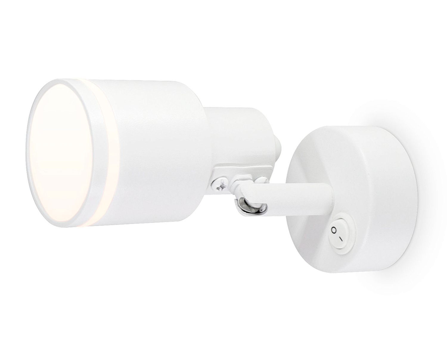 Накладной поворотный спот с выключателем TA1281 WH белый GU10 max 12W 100*55*132