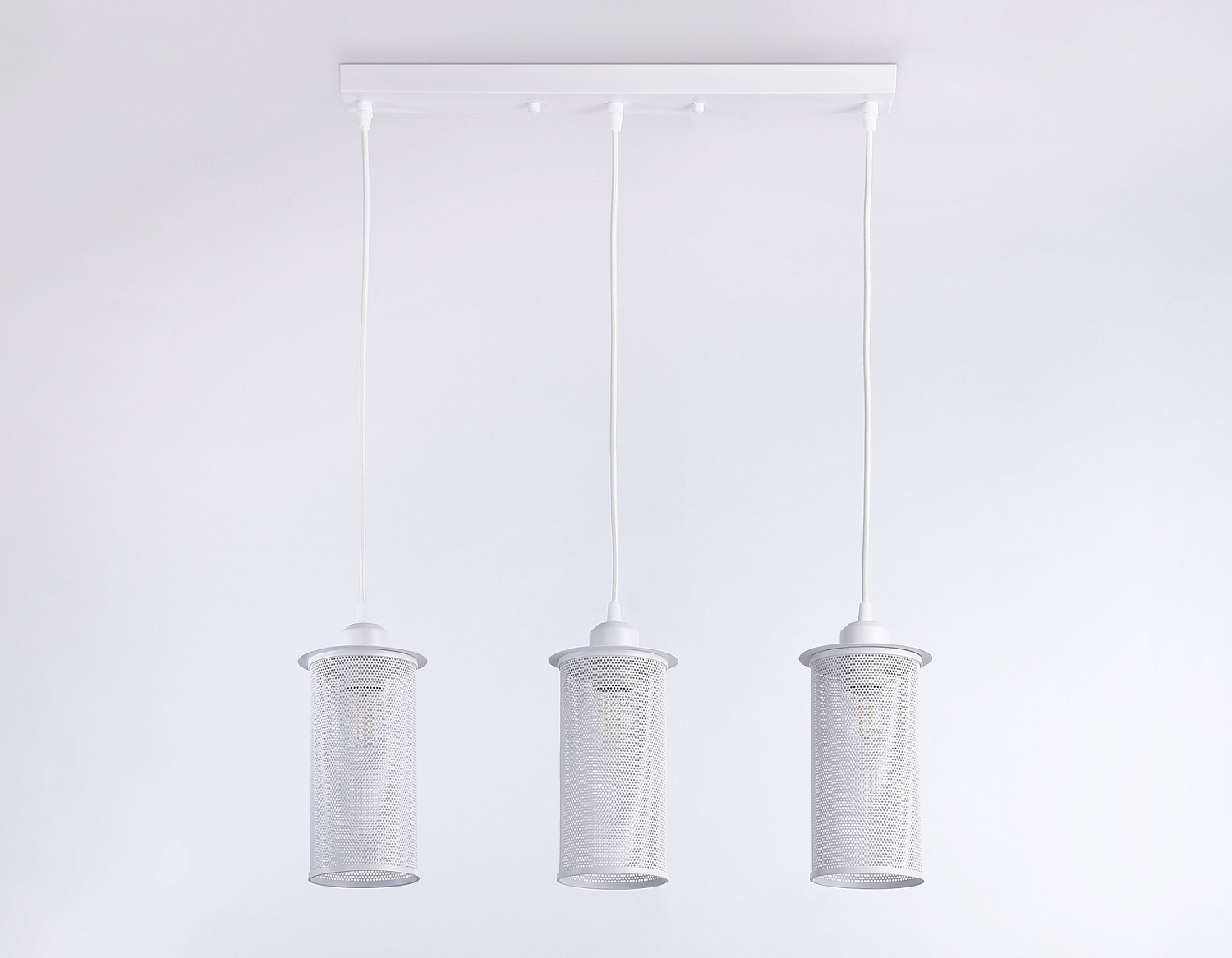 Подвесной светильник в стиле лофт TR8163/3 WH белый E27*3 max 40W 580*102*1060