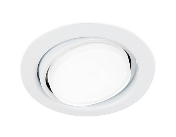 Встраиваемый потолочный точечный светильник GX53 G103 WH белый GX53 D120*40