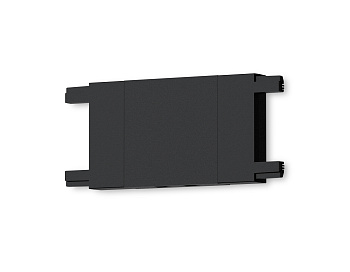 Коннектор прямой для накладного шинопровода Magnetic Ultra Slim GV1109 BK черный прямой коннектор для накладного шинопровода 46*26*26