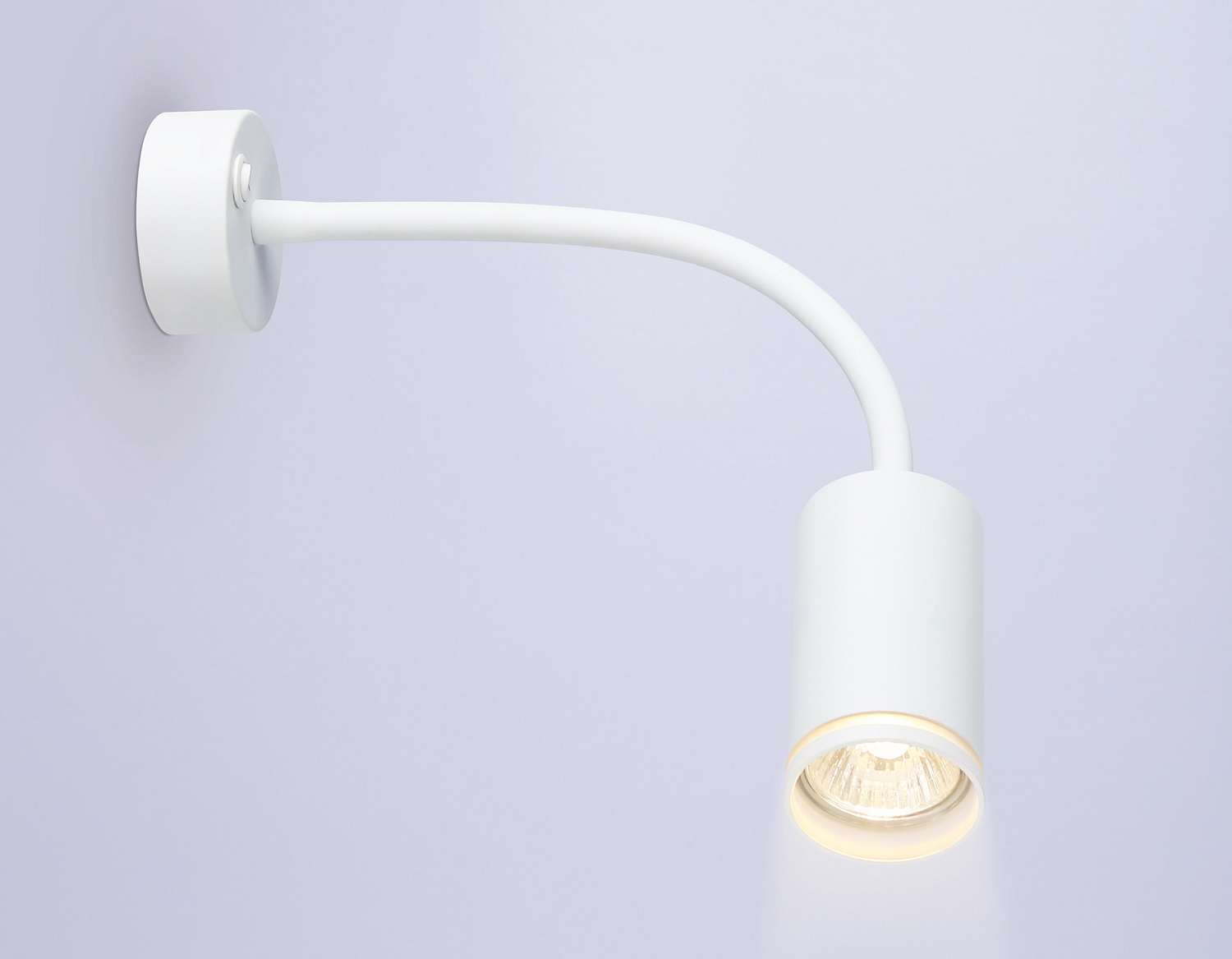 Светильник настенно-потолочный гнущийся с выключателем FW2469 WH белый GU10 max 12W D55*L100*H300