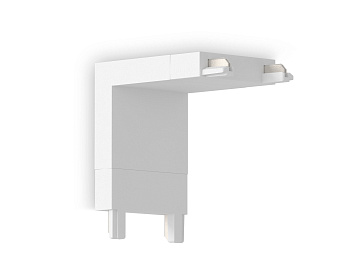 Коннектор угловой внутренний для накладного шинопровода Magnetic Ultra Slim GV1103 WH белый угловой коннектор внутренний для накладного шинопровода IP20 48V 26*26*6