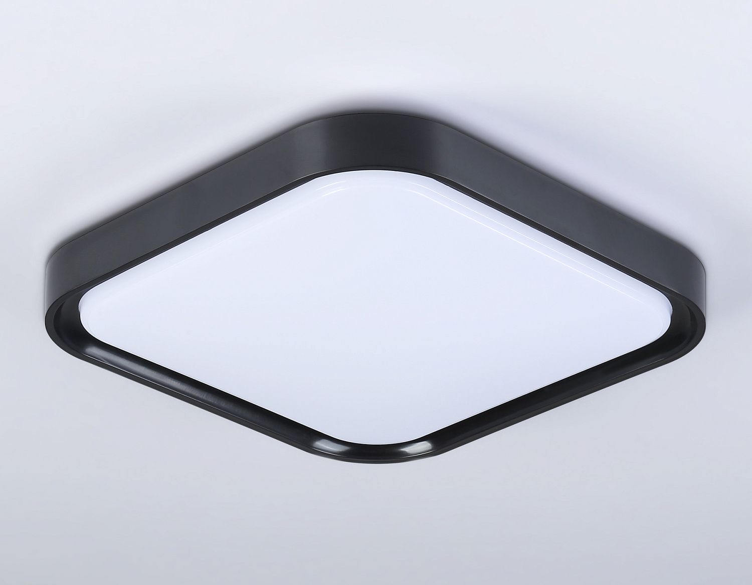 Потолочный светодиодный светильник FZ1268 BK черный 27W 5000K 350*350*60 (Без ПДУ)