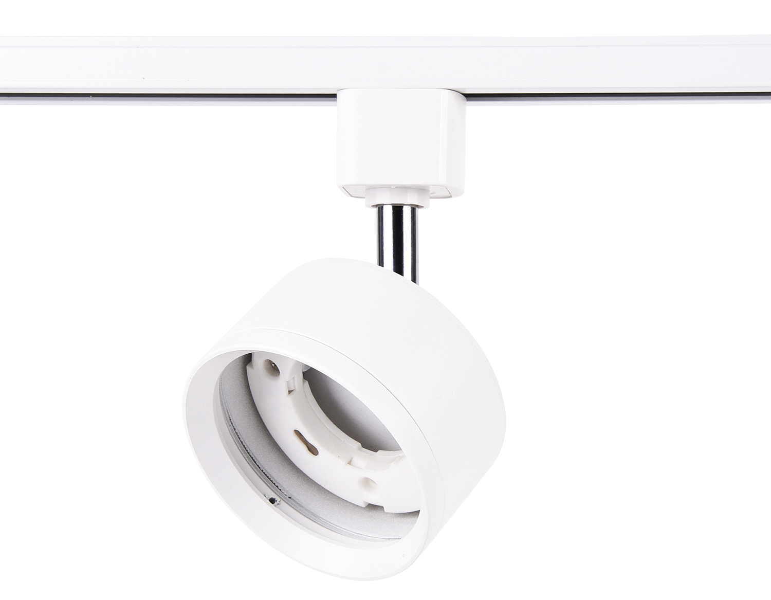 Трековый однофазный светильник со сменной лампой GL5356 WH белый GX53 max 12W