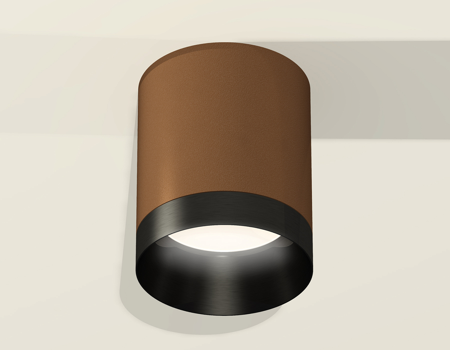 Комплект накладного светильника XS6304010 SCF/PBK кофе песок/черный полированный MR16 GU5.3 (C6304, N6131)