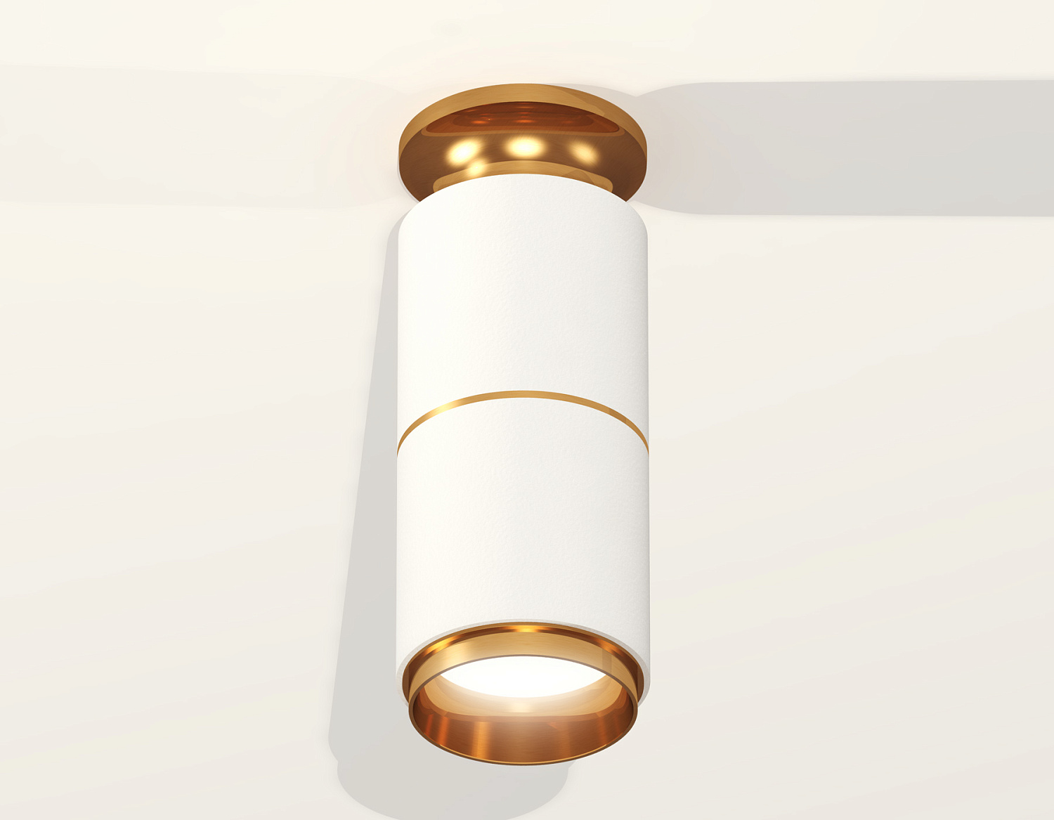 Комплект накладного светильника XS6301260 SWH/PYG белый песок/золото желтое полированное MR16 GU5.3 (N6905, C6301, A2062, N6124)