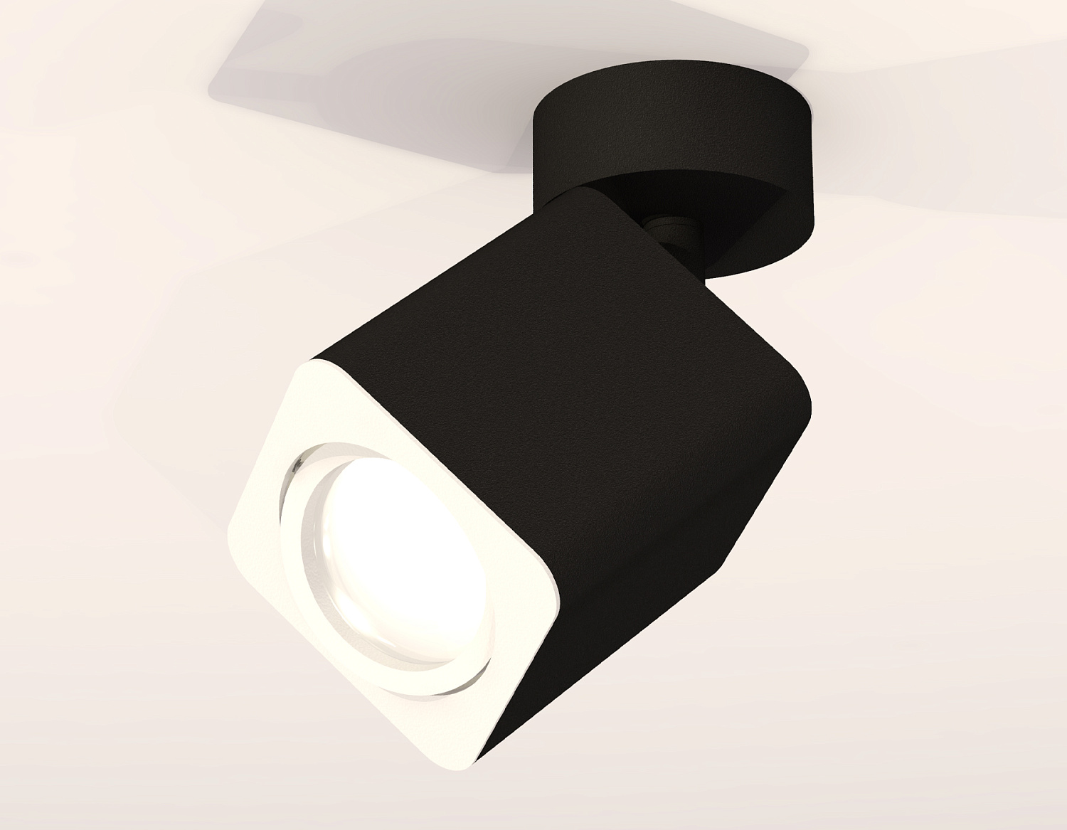 Комплект накладного поворотного светильника XM7813010 SBK/SWH черный песок/белый песок MR16 GU5.3 (A2210, C7813, N7710)