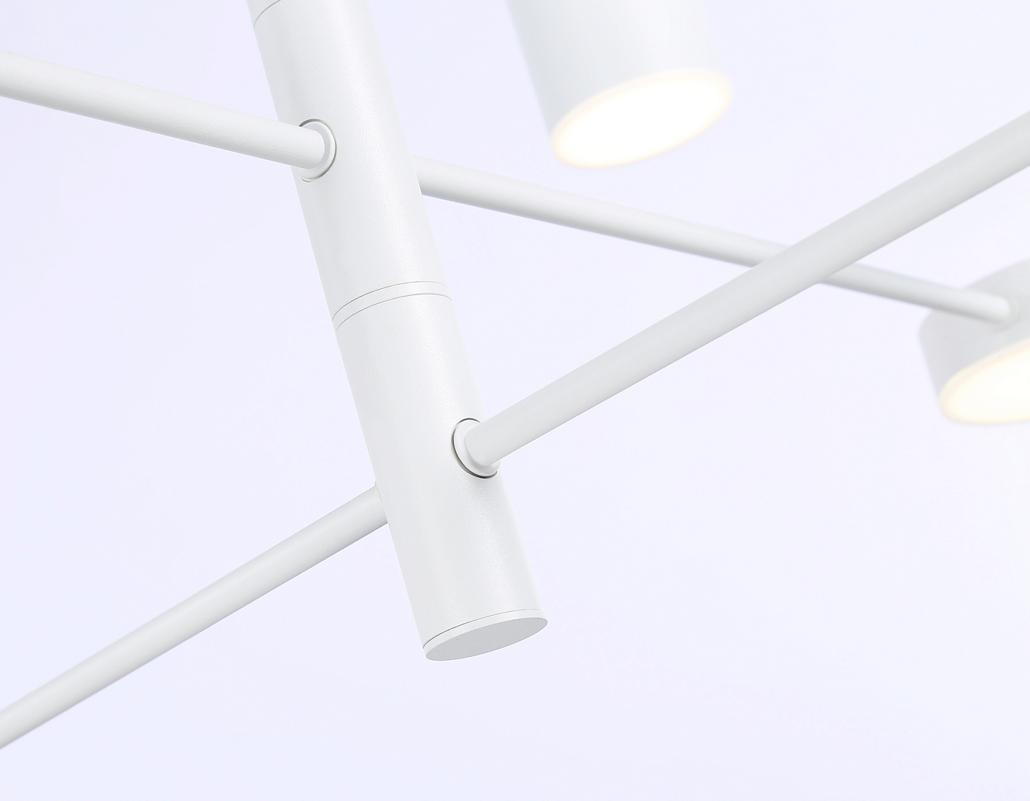 Подвесной светодиодный светильник FL51688/8 WH белый 3000K/4200K/6400K 48W D900*1000 (Без ПДУ)