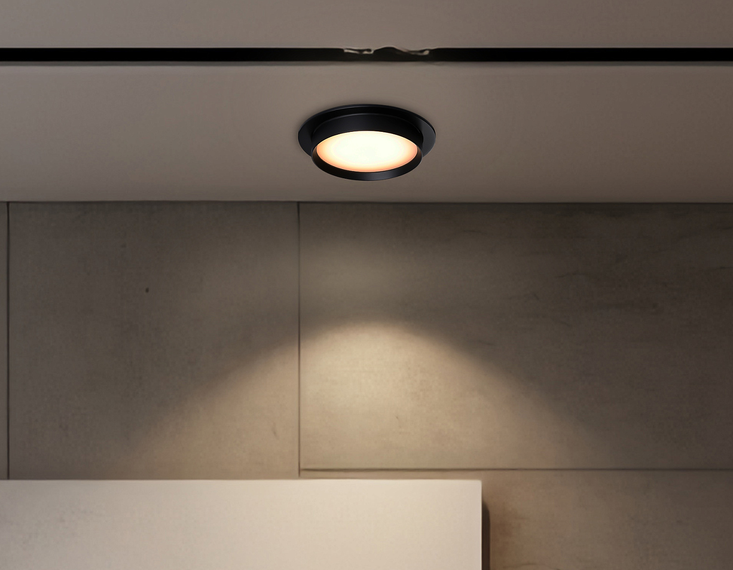 Светильник встраиваемый TN5227 BK черный GX53 D110*35