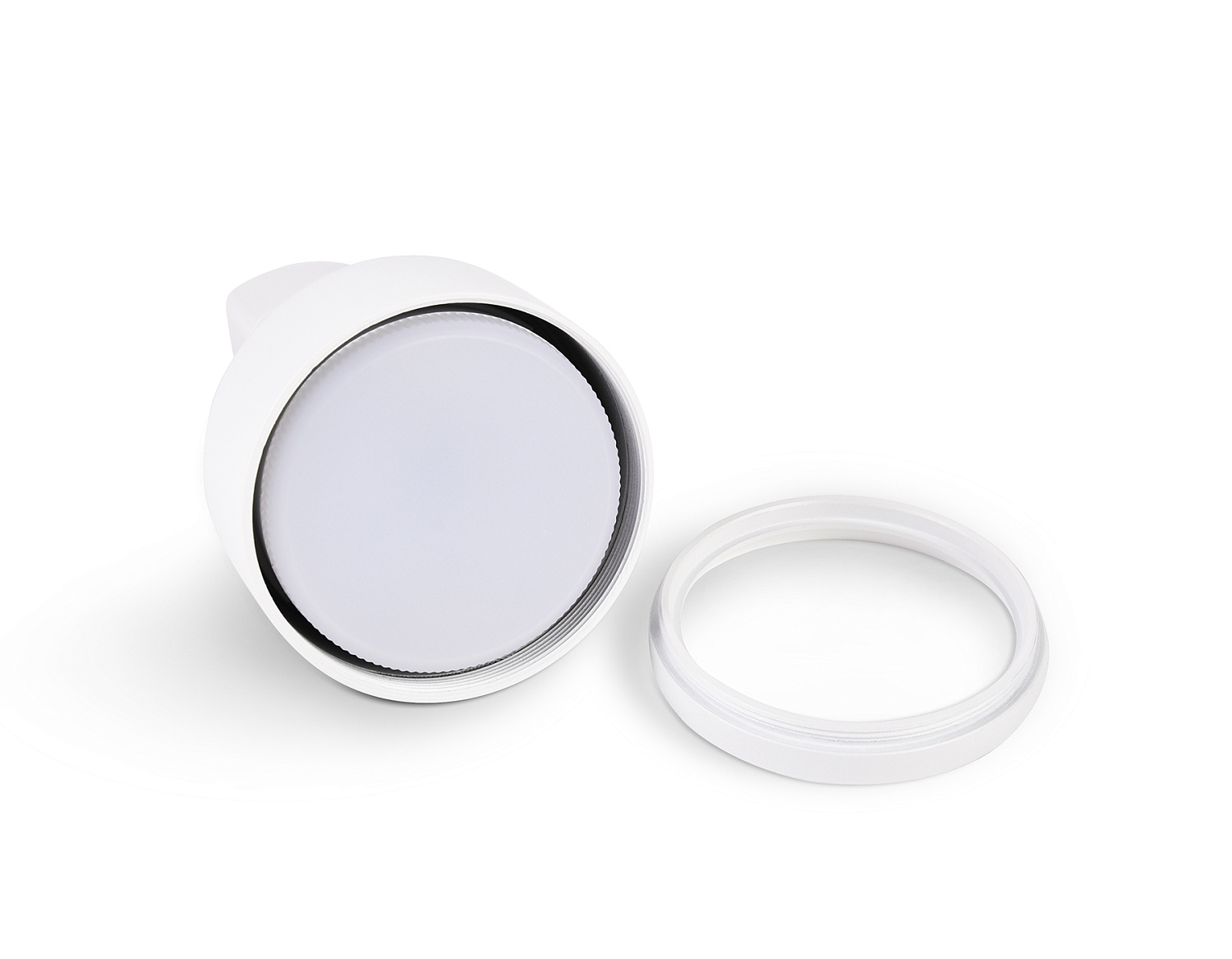 Трековый однофазный светильник со сменной лампой GL5356 WH белый GX53 max 12W