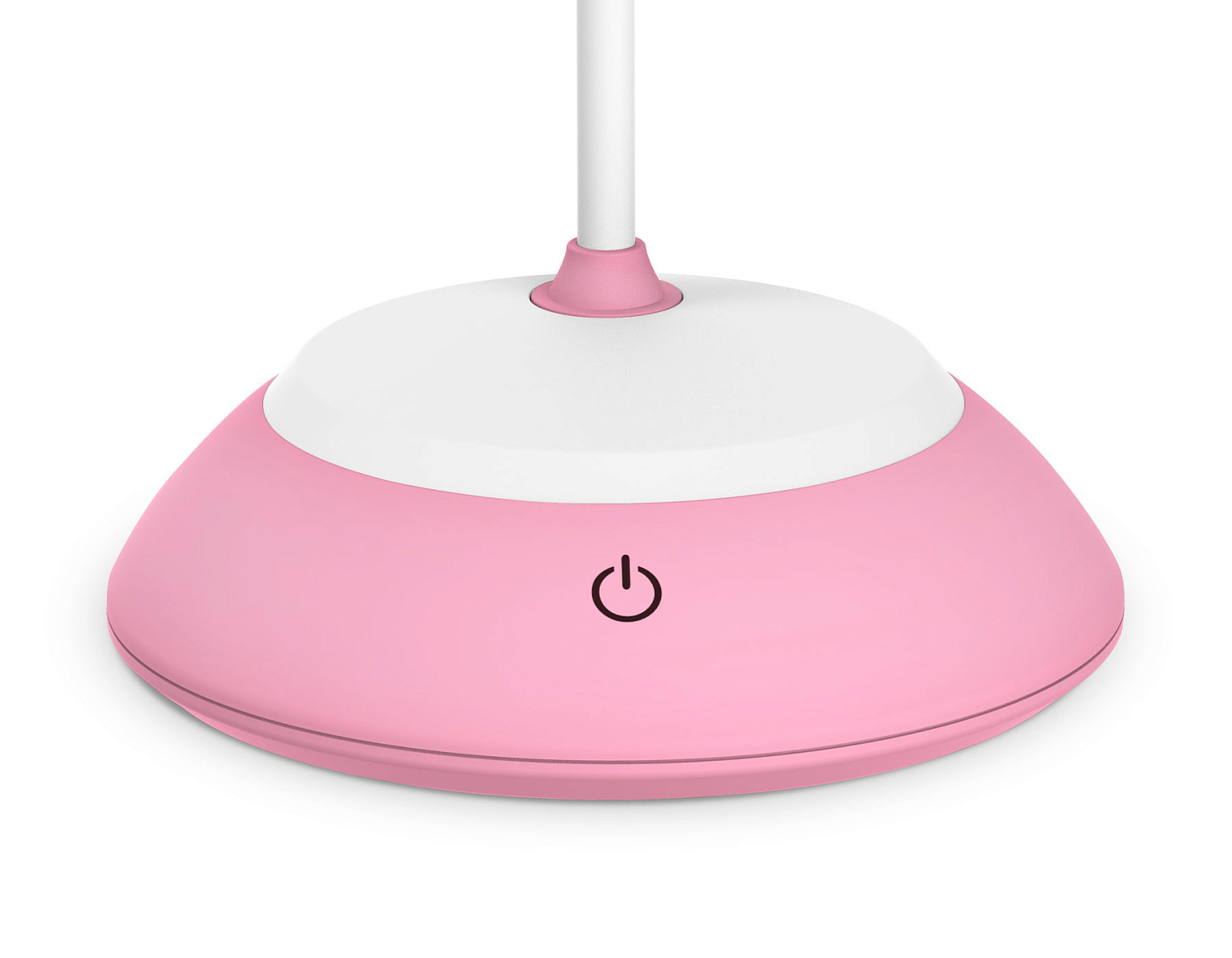 Светодиодная настольная лампа с аккумуляторной батареей, регулировкой цвета и USB-проводом DE603 PI/WH розовый/белый LED 2800-6500K 5W