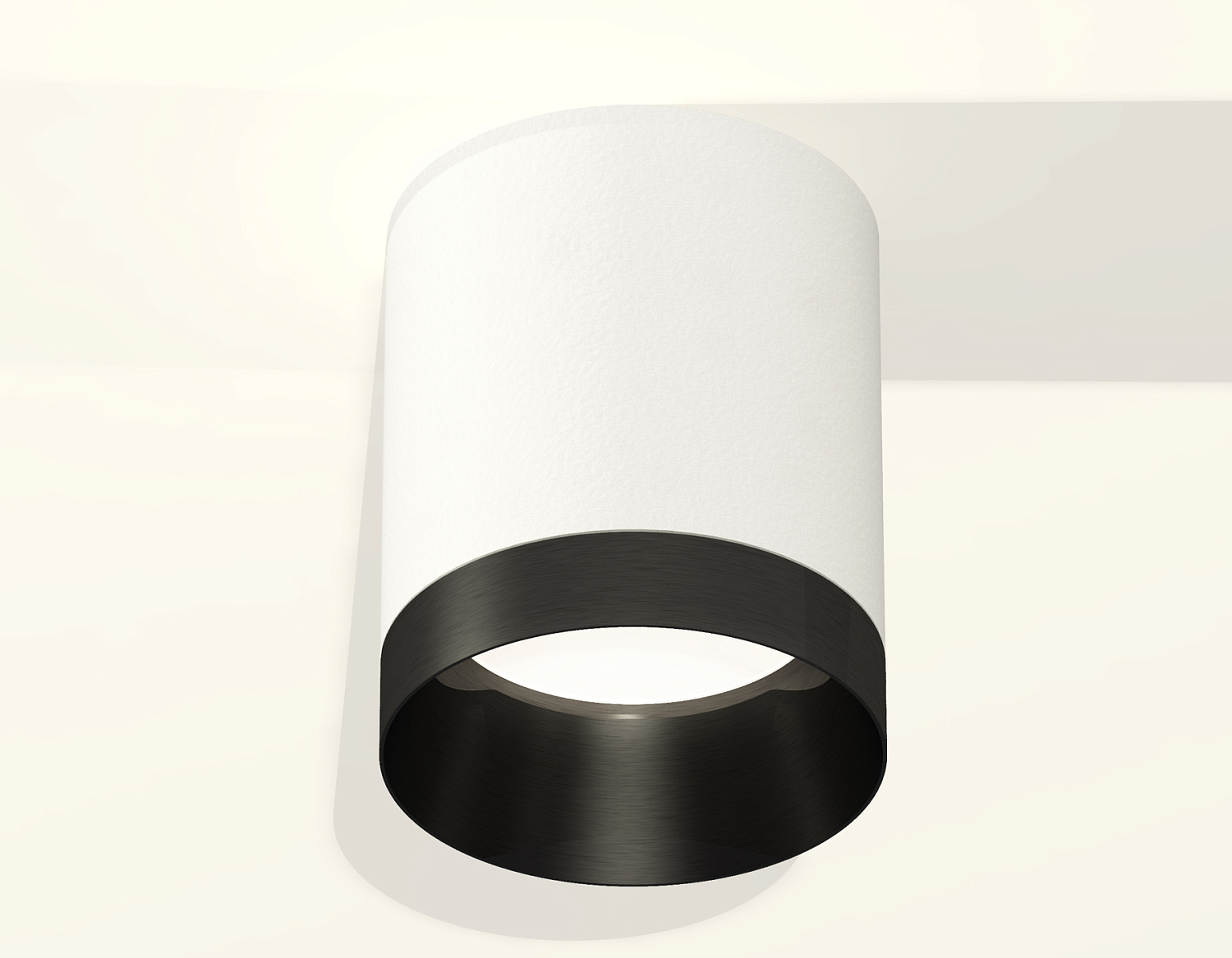 Комплект накладного светильника XS6301021 SWH/PBK белый песок/черный полированный MR16 GU5.3 (C6301, N6131)